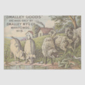 ヴィンテージファームアニマルエフェメラルファームハウスデクページ 薄葉紙 (正面)