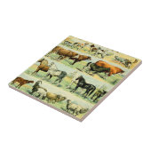 ヴィンテージファームアニマルプリント タイル (側面)