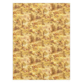 ヴィンテージファームシーンパターン テーブルクロス (正面)