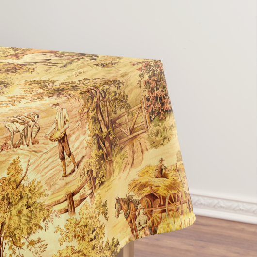 ヴィンテージファームシーンパターン テーブルクロス (インサイチュ)