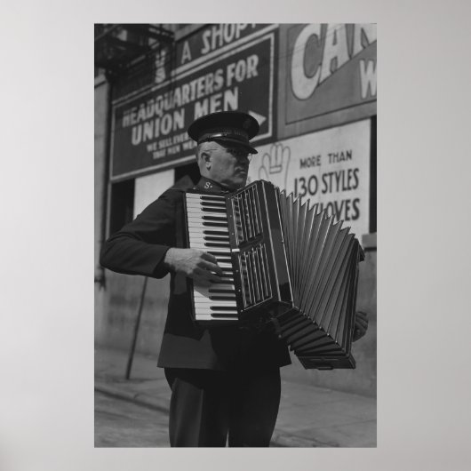 ヴィンテージファームセキュリティ管理プリント ポスター (正面)