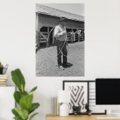 ヴィンテージファームセキュリティ管理プリント ポスター (ホームオフィス)