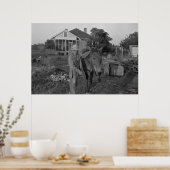 ヴィンテージファームセキュリティ管理プリント ポスター (キッチン)