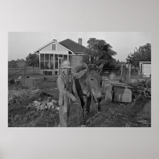 ヴィンテージファームセキュリティ管理プリント ポスター (正面)