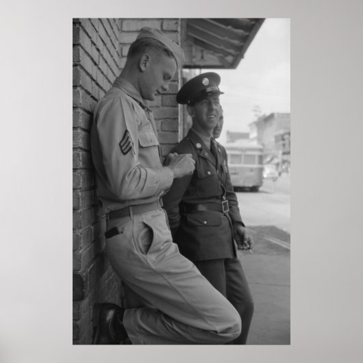 ヴィンテージファームセキュリティ管理プリント ポスター (正面)