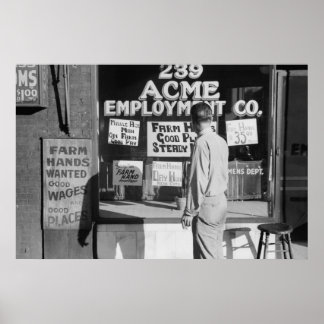 ヴィンテージファームセキュリティ管理プリント ポスター