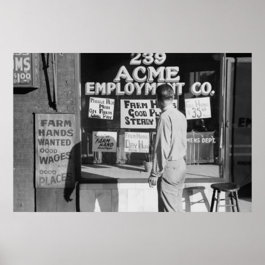 ヴィンテージファームセキュリティ管理プリント ポスター (正面)