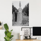 ヴィンテージファームセキュリティ管理プリント ポスター (ホームオフィス)