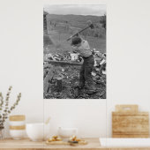 ヴィンテージファームセキュリティ管理プリント ポスター (キッチン)