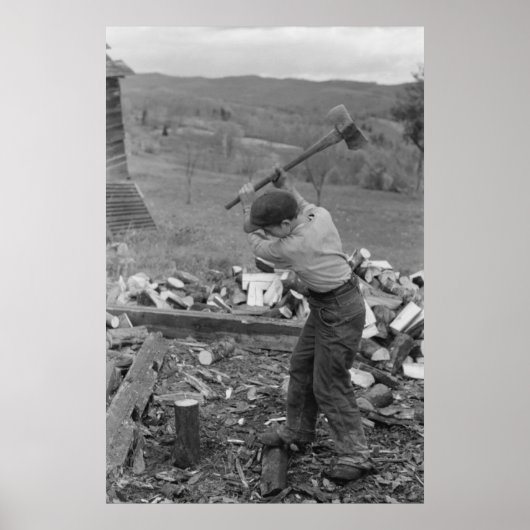 ヴィンテージファームセキュリティ管理プリント ポスター (正面)