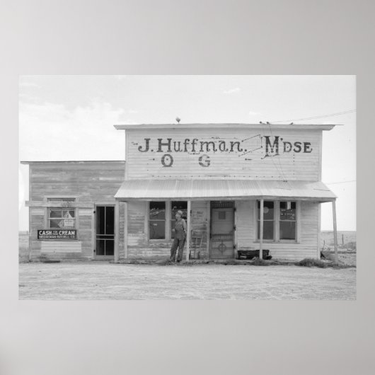 ヴィンテージファームセキュリティ管理プリント ポスター (正面)