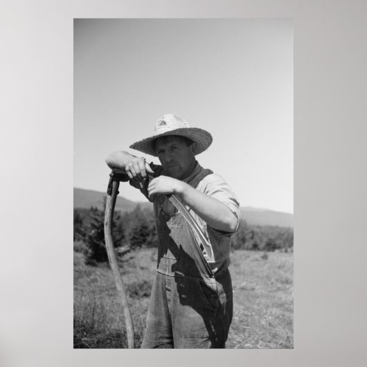 ヴィンテージファームセキュリティ管理プリント ポスター (正面)