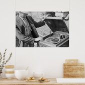 ヴィンテージファームセキュリティ管理プリント ポスター (キッチン)