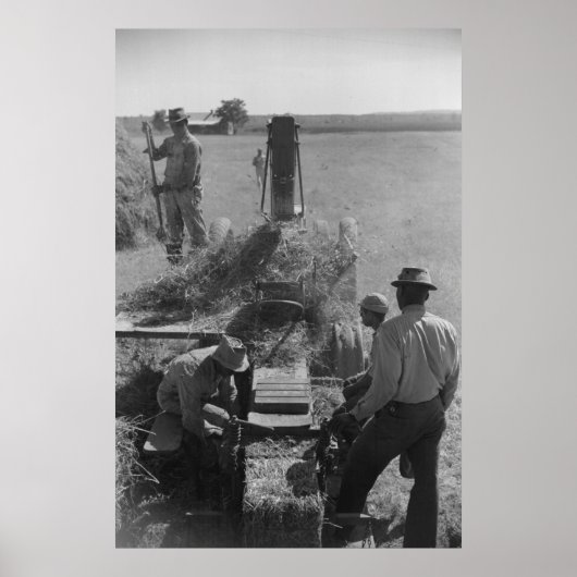 ヴィンテージファームセキュリティ管理プリント ポスター (正面)