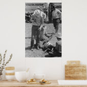 ヴィンテージファームセキュリティ管理プリント ポスター (キッチン)