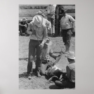 ヴィンテージファームセキュリティ管理プリント ポスター