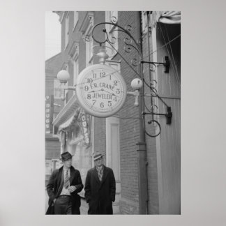 ヴィンテージファームセキュリティ管理プリント ポスター