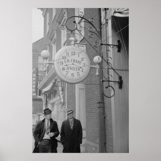 ヴィンテージファームセキュリティ管理プリント ポスター (正面)