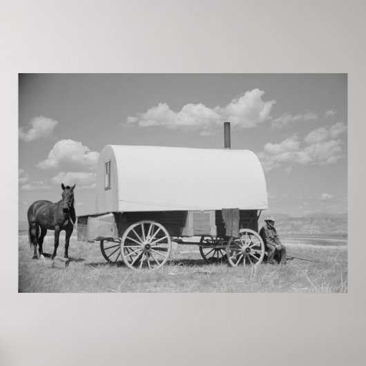 ヴィンテージファームセキュリティ管理プリント ポスター (正面)