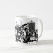 ヴィンテージファームトラクターアドコーヒーマグ コーヒーマグカップ (正面右)