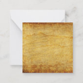 ヴィンテージファームトラクターオールドバーンシェッド ノートカード (裏面)