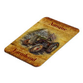 ヴィンテージファームトラクターオールドバーンシェッド マグネット (左側)