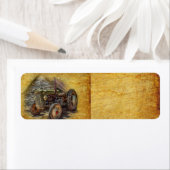 ヴィンテージファームトラクターオールドバーンシェッド ラベル (インサイチュ)