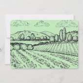 ヴィンテージファームトラクターバースデーパーティーの招待 招待状 (裏面)