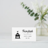 ヴィンテージファームハウスよくはしゃぐの景品カード エンクロージャーカード (スタンド正面)