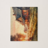 ヴィンテージファームハウスアットドーン ジグソーパズル (縦)