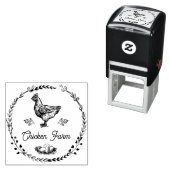 ヴィンテージファームハウスエパーソナライズされたンゴカートン セルフインキングスタンプ (インサイチュ)
