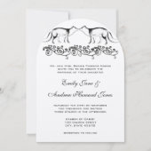 ヴィンテージファームハウスボホキツネ結婚式招待状 招待状 (正面)