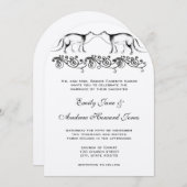 ヴィンテージファームハウスボホキツネ結婚式招待状 招待状 (正面/裏面)