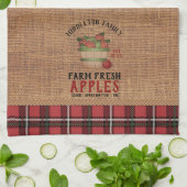 ヴィンテージファームハウス🍎リンゴ キッチンタオル (折り畳み)