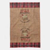 ヴィンテージファームハウス🍎リンゴ キッチンタオル (縦)