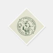 ヴィンテージファームハウス農家マーケットデコップアート スタンダードカクテルナプキン (角)