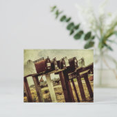 ヴィンテージファームハウス/カントリーメールボックス ポストカード (スタンド正面)