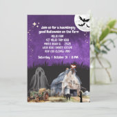 ヴィンテージファームハロウィーントラクターパーティー 招待状 (スタンド正面)
