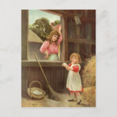 ヴィンテージファームファミリーポストカード ポストカード (正面)