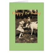 ヴィンテージファームフィンランド誕生日カード (正面)