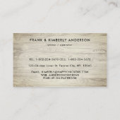 ヴィンテージファームフレッシュエッグズキュートチキンファームハウス 名刺 (裏面)