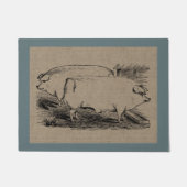 ヴィンテージファームホグスカントリーファームアンドペット ドアマット (正面)