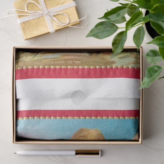 ヴィンテージファームボーイカービングハロウィンカボチャ 薄葉紙 (ギフト)