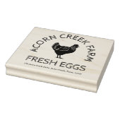 ヴィンテージファーム名 | Fresh Egg Carton Stamp ラバースタンプ (スタンプ)