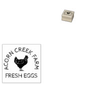 ヴィンテージファーム名 | Fresh Egg Stamp ラバースタンプ (押印)