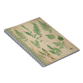 ヴィンテージファーンボタニカルノート自然ジャーナル ノートブック (右側)