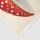 ヴィンテージフアガリン赤い白いキノコのデコパージュ 薄葉紙 (詳細)