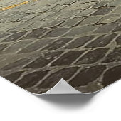 ヴィンテージフィアットインローマ ポスター (角)