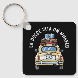 ヴィンテージフィアットカー キーホルダー