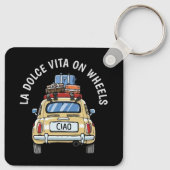 ヴィンテージフィアットカー キーホルダー (裏面)